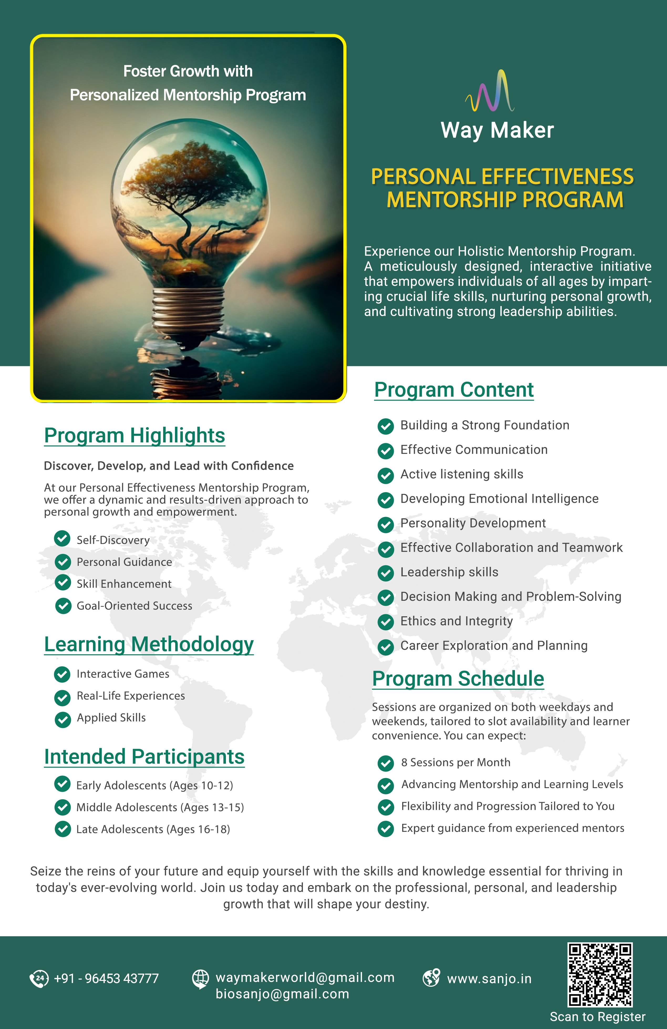 Personal Effectiveness Mentorship Program
